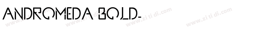 Andromeda Bold字体转换